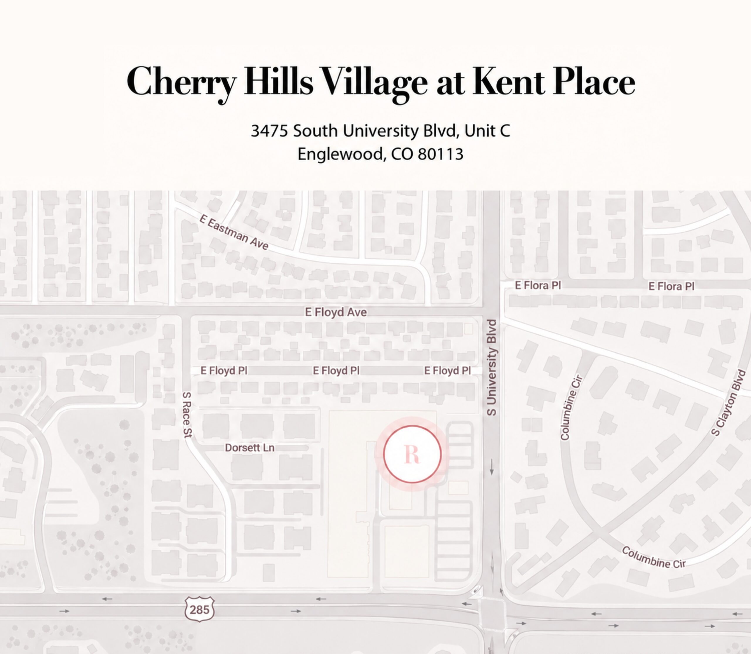 Cherry Hills Village at Kent Place - 3475 South University Blvd, Unit C, Englewood, CO 80113